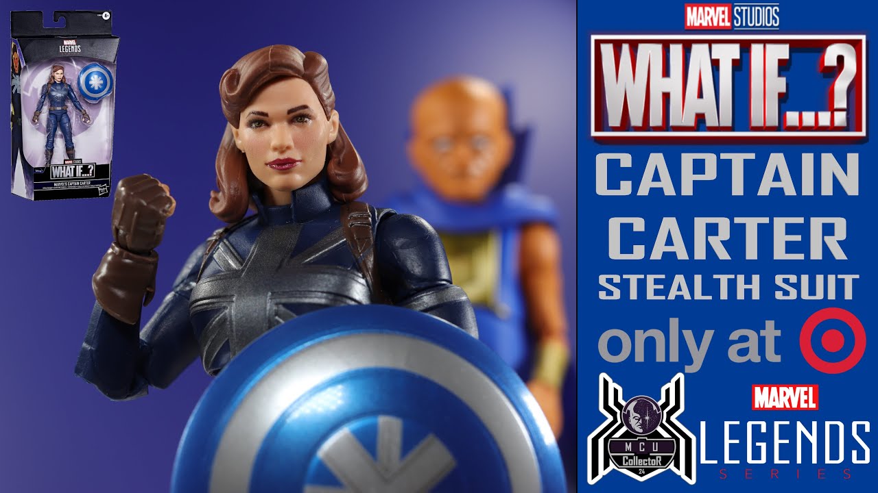 Marvel Legends CAPTAIN CARTER STEALTH SUIT Disney+ What If…? Target Exlcusive MCU Figure Review