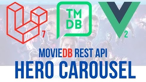 Laravel Movie App - Hero Carousel Using MovieDB API #10  (2020)