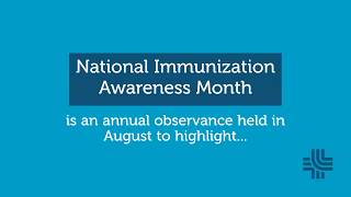 August is National Immunization Awareness Month | Wellpath
