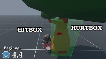 How to create hit and hurt boxes - Learn Godot 4 3D - no talking