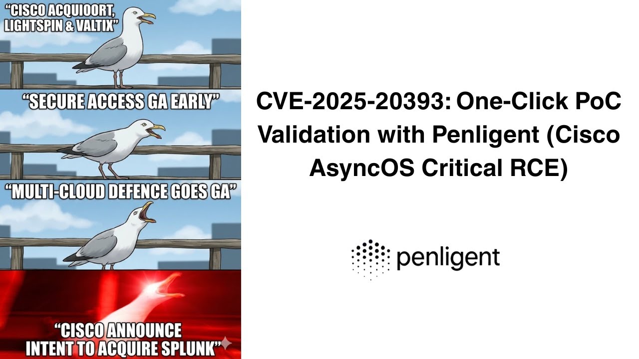 CVE-2025-20393電子メールセキュリティアプライアンスをルートレベルの