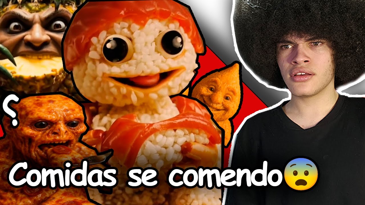 Reagindo a comidas se comendo kkkkkk