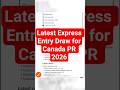 Express Entry Latest Round of Invitation for Canada PR | CEC Category | Canada Visa #nishhglobal