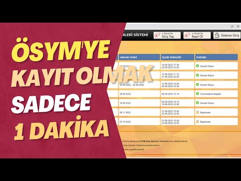 ÖSYM'ye Kayıl Olmak Sadece 1 Dakikanızı Alır! Ösym'ye Kayıt Nasıl Yapılır? İnternetten Ösym Kaydı