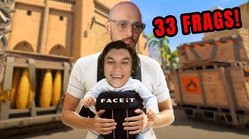 My first faceit game with Trainwrecks! (30+ Kills)