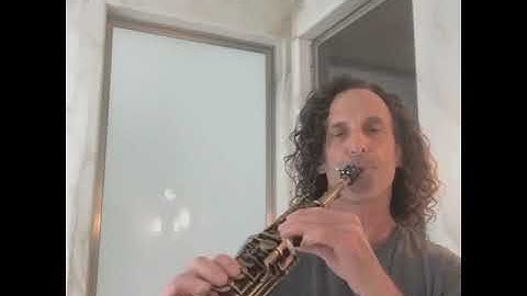 Kenny G best warm exercises for saxophonist