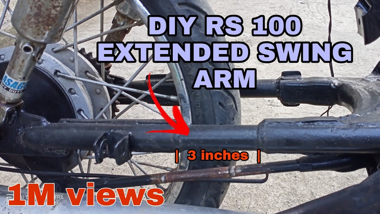 Paano magextend ng swing arm, para sa scrambler at caferacer | napakabasic | PinoyTechSudio