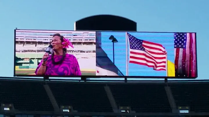 Oakland A's 2019 Baseball Series, National Anthem ...