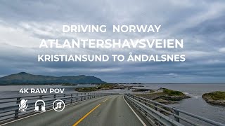 Driving Atlanterhavsvegen (Atlantic Ocean Road) to Åndalsnes, Norway - Road 64 | RAW POV Slow TV screenshot 2