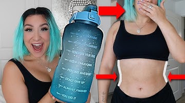 I drank a GALLON of WATER Everyday for a Week... & here