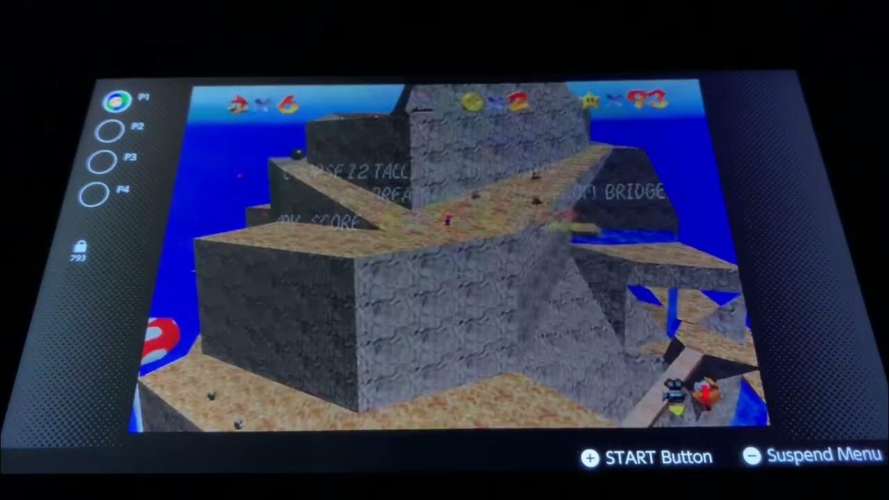 Mario 64 Breathtaking View From The Bridge Super Mario 64 (Nintendo 64) Breathtaking View From Bridge (Tall Tall