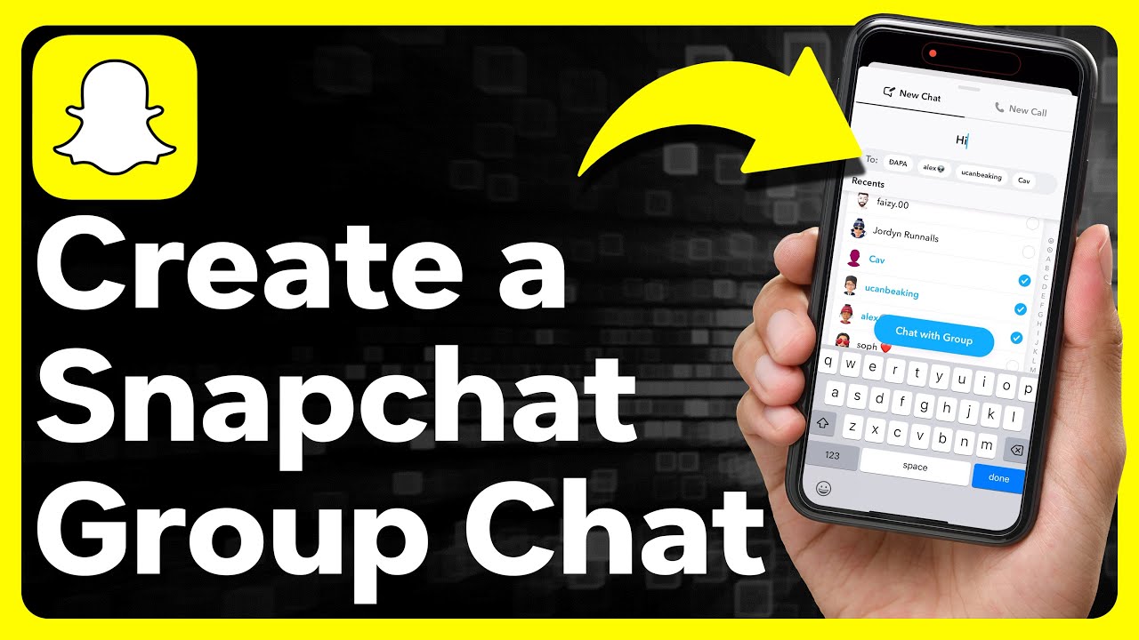 How To Create Group Chat On Snapchat YouTube