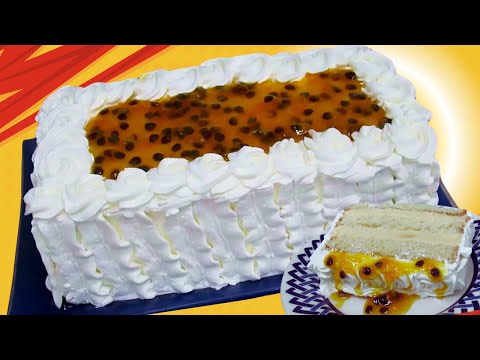 BOLO GELADO DE CONFEITARIA - MIL DELÍCIAS #bologelado #bolodemaracuja #receitas