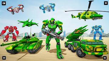 Missile Launcher Truck and Jet Robot Transformers Game - Android IOS Gameplay.