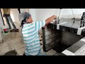 proses pemasangan tile table top //mudah