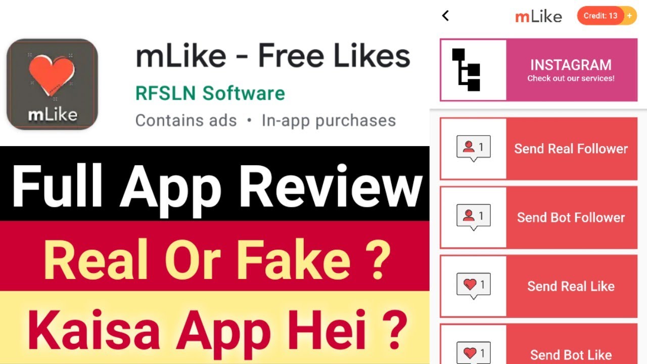 mLike Free Likes Full App Review | mLike App Real Or Fake ? mLike Free Likes App Reality