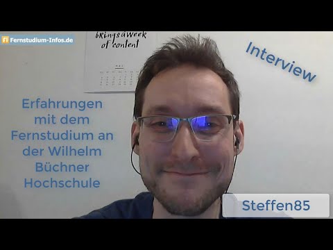 Erfahrungen mit dem Fernstudium an der Wilhelm Büchner Hochschule | INTERVIEW