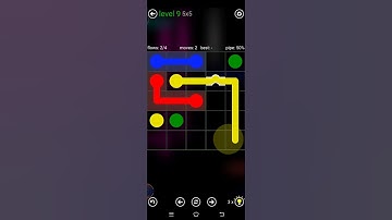 Flow Free Bridges Walkthrough Starter Pack 5x5 Gameplay (Level 9)