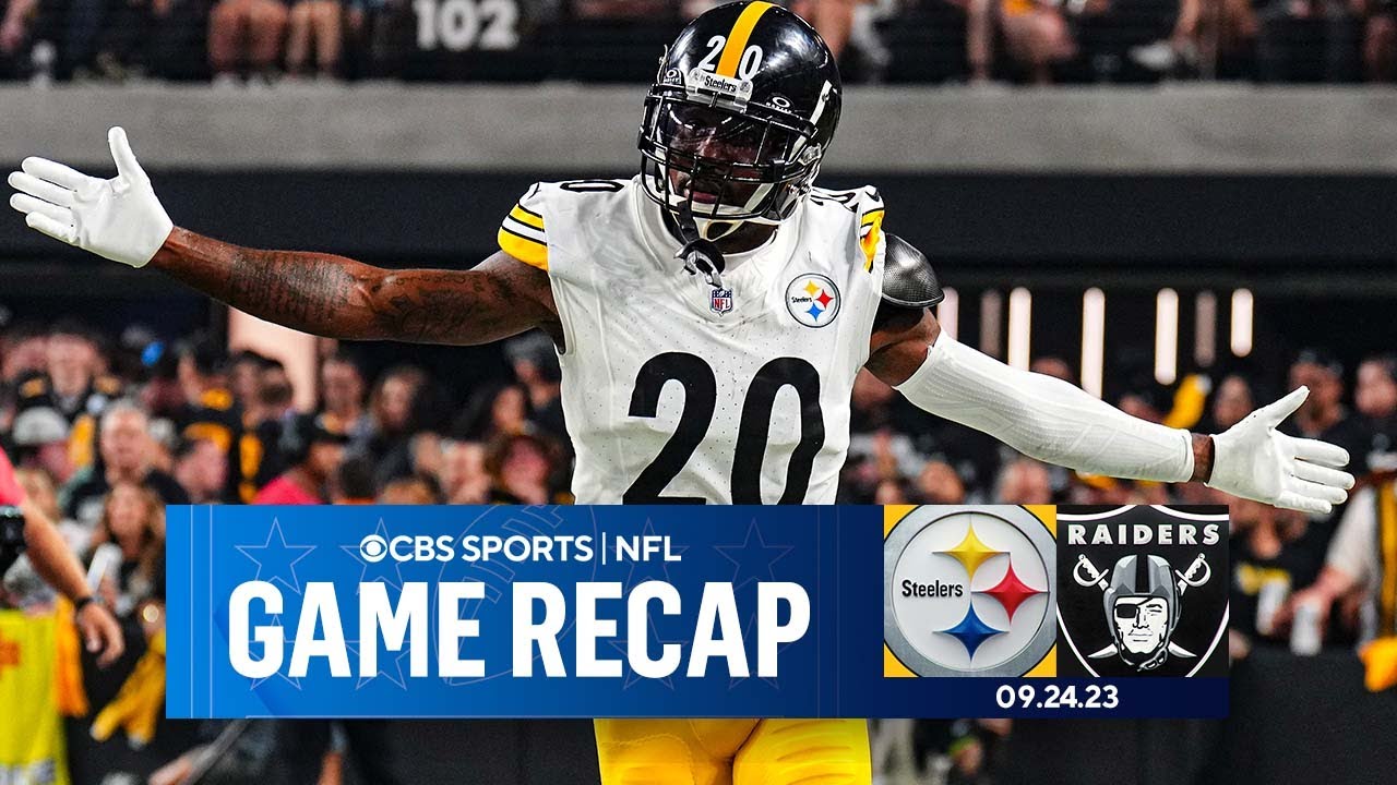 Steelers SEAL WIN over Raiders with late interception on SNF I Game Recap CBS Sports YouTube