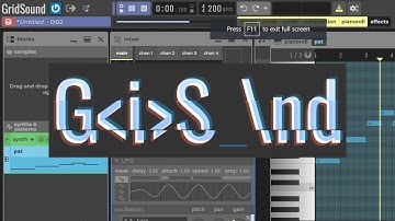 GridSound Example Music Projects