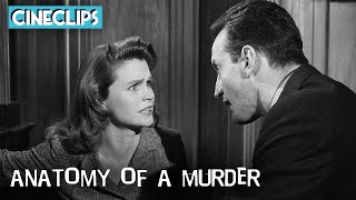 The Cross-Examination Heats Up The Courtroom | Anatomy Of A Murder | CineClips