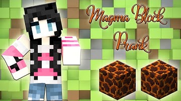 Magma Block Prank | Minecraft PC