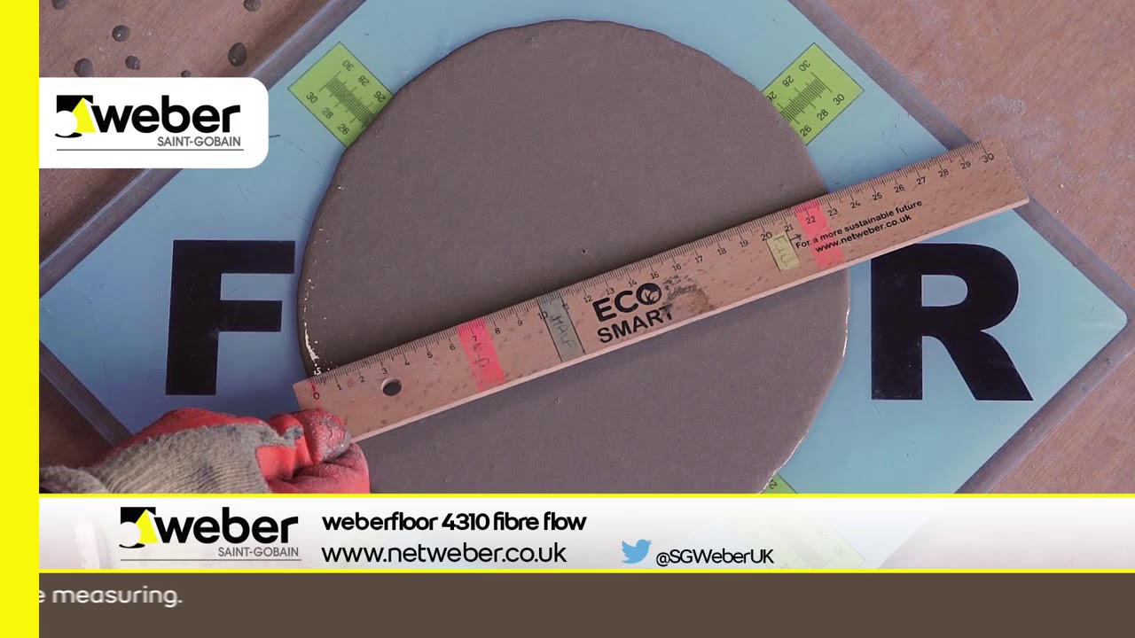 Weberfloor 4310 fibre flow — Weber Flooring Systems