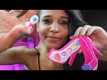 ASMR Maquiando voce (coisinhas de criança) 💄Video para dormir 😴