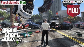 GTA 5 PC Psychokinetic Mod || How To Install Psychokinetic Mod In GTA 5