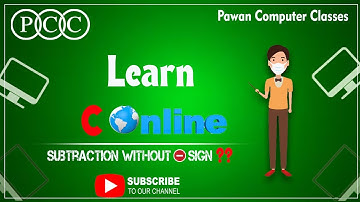 Learn C Online || Subtraction without minus(-) sign ||Use of Bitwise 2