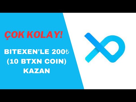 HEMEN İZLE! BITEXEN'LE 200₺ (10 BTXN COIN) KAZAN