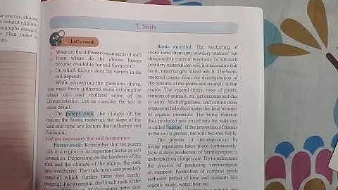 Standard 7 Geography Lesson 7 Soils