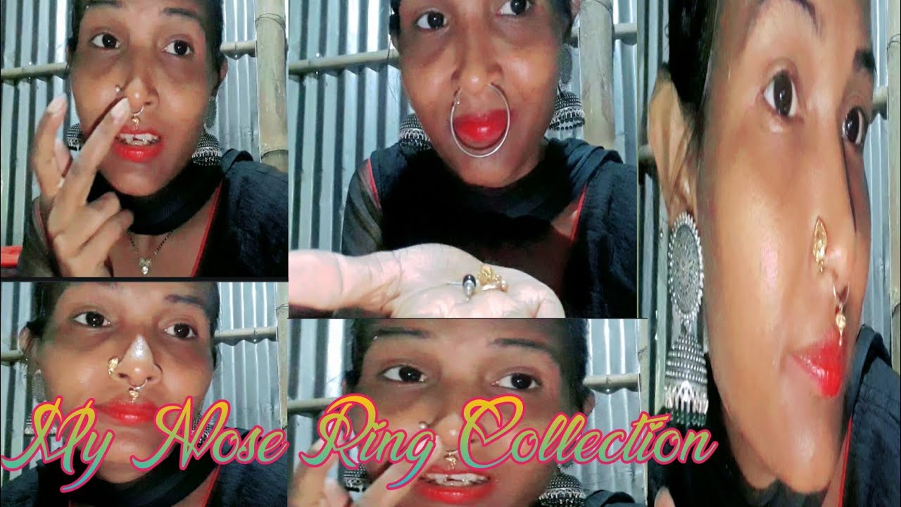 My Nose Ring Collection/My septum Ring Collection/👃Request video - YouTube