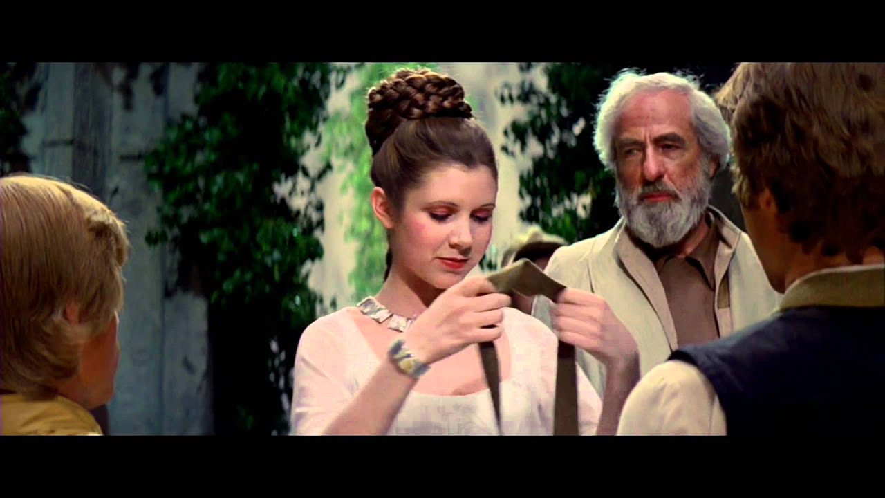 Star Wars IV: A new hope - Final Scene (The Throne Room) and End Title -  YouTube