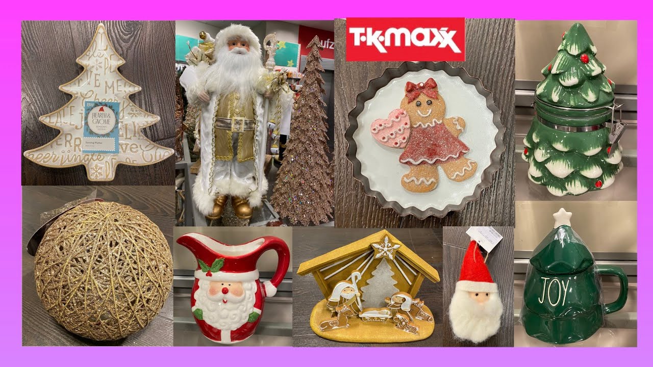 CHRISTMAS AT TK MAXX /TJMAXX*TABLEWARE,CANDLES,ORNAMENTS & LOTS MORE
