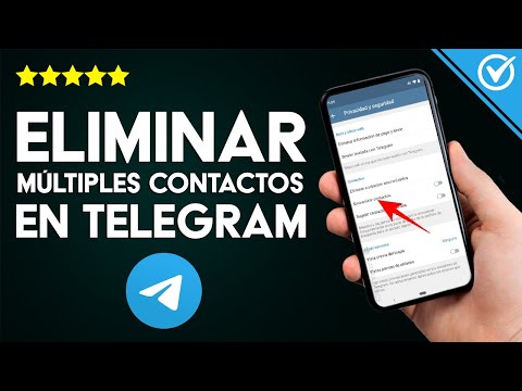 Cómo Eliminar un Contacto o Contactos Múltiples en Telegram paso a paso