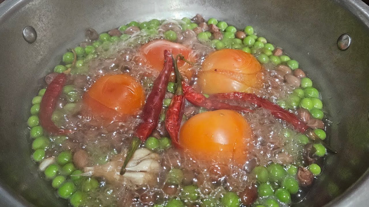 🥜उबलते पानी में मटर मूंगफली डालकर एक साथ दो new recipe kabhi banaya nahi honge. Tasty healthy Nasta🫛