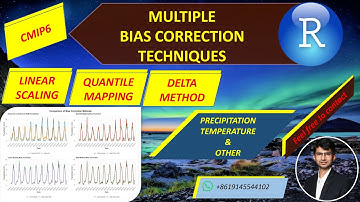 How to Perform Bias Correction in Climate Data Using R | Multiple Bias Correction Techniques