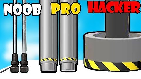 NOOB vs PRO vs HACKER - Weight Press Run PART 2 | Gameplay Satisfying (Android,iOS)