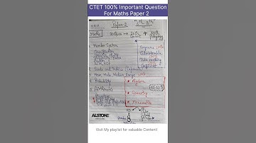 CTET Paper 2 Maths#ctet#ctetpaper 2maths