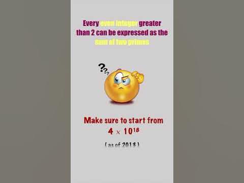 Oldest UNSOLVED Problem in Mathematics under 1 Minute | #Shorts - YouTube