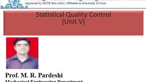 Statistical Quality Control