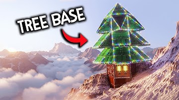 Living out of a Christmas Tree Base....