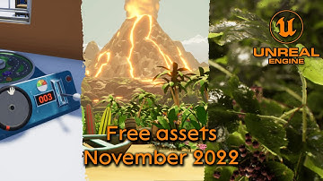 Unreal Engine free assets November 2022