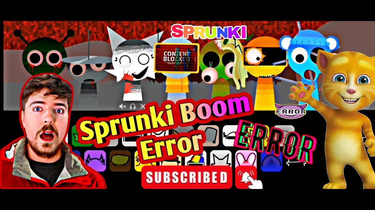 Sprunki Boom Error ❌