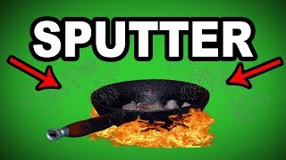 Learn English Words - SPUTTER - Meaning, Vocabulary with Pictures and Examples