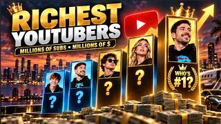 Information Richest YouTubers in 2026 💰 Millions of Subscribers vs Net Worth Ranked News