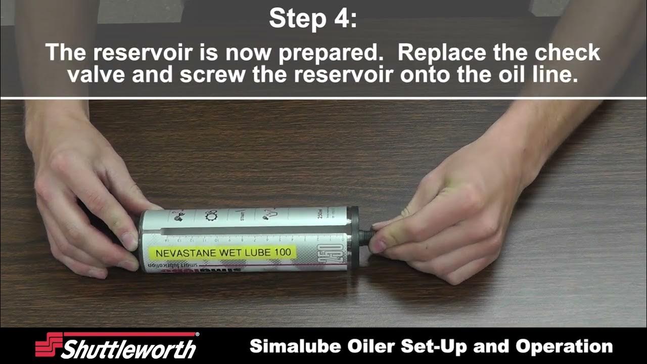 SimaLube Oiler Set Up & Operation Shuttleworth SlipTorque® Conveyor Maintenance YouTube