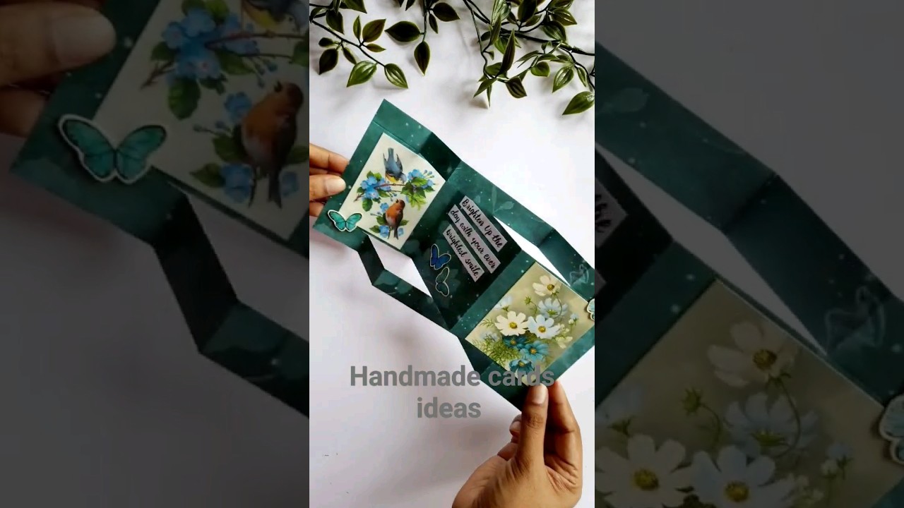 QUICK DIY TRI FOLD CARD IDEA  handmadecards  shorts  diy  scrapbooking  diycrafts  tutorial  cards