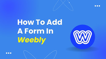 How To Add Form In The Weebly - Tutorial